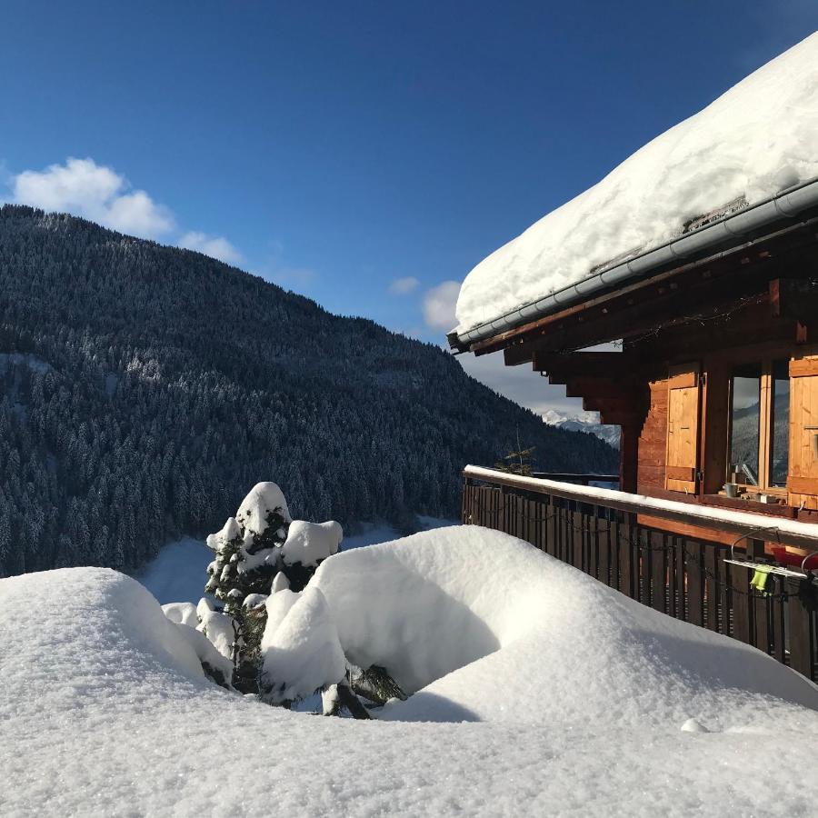 La Marmotte Qui Papote Apartamento Le Grand-Bornand Exterior foto