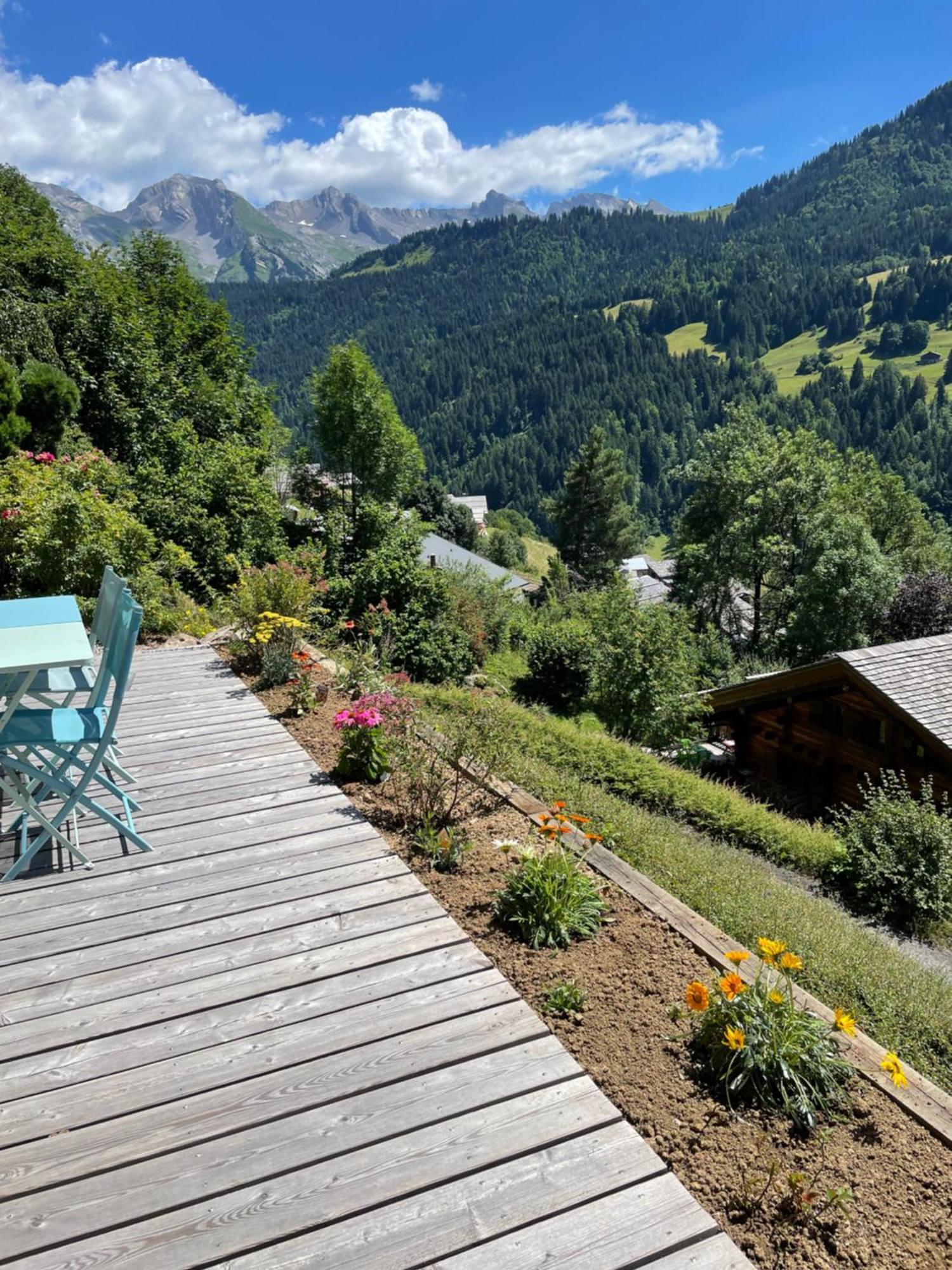 La Marmotte Qui Papote Apartamento Le Grand-Bornand Exterior foto
