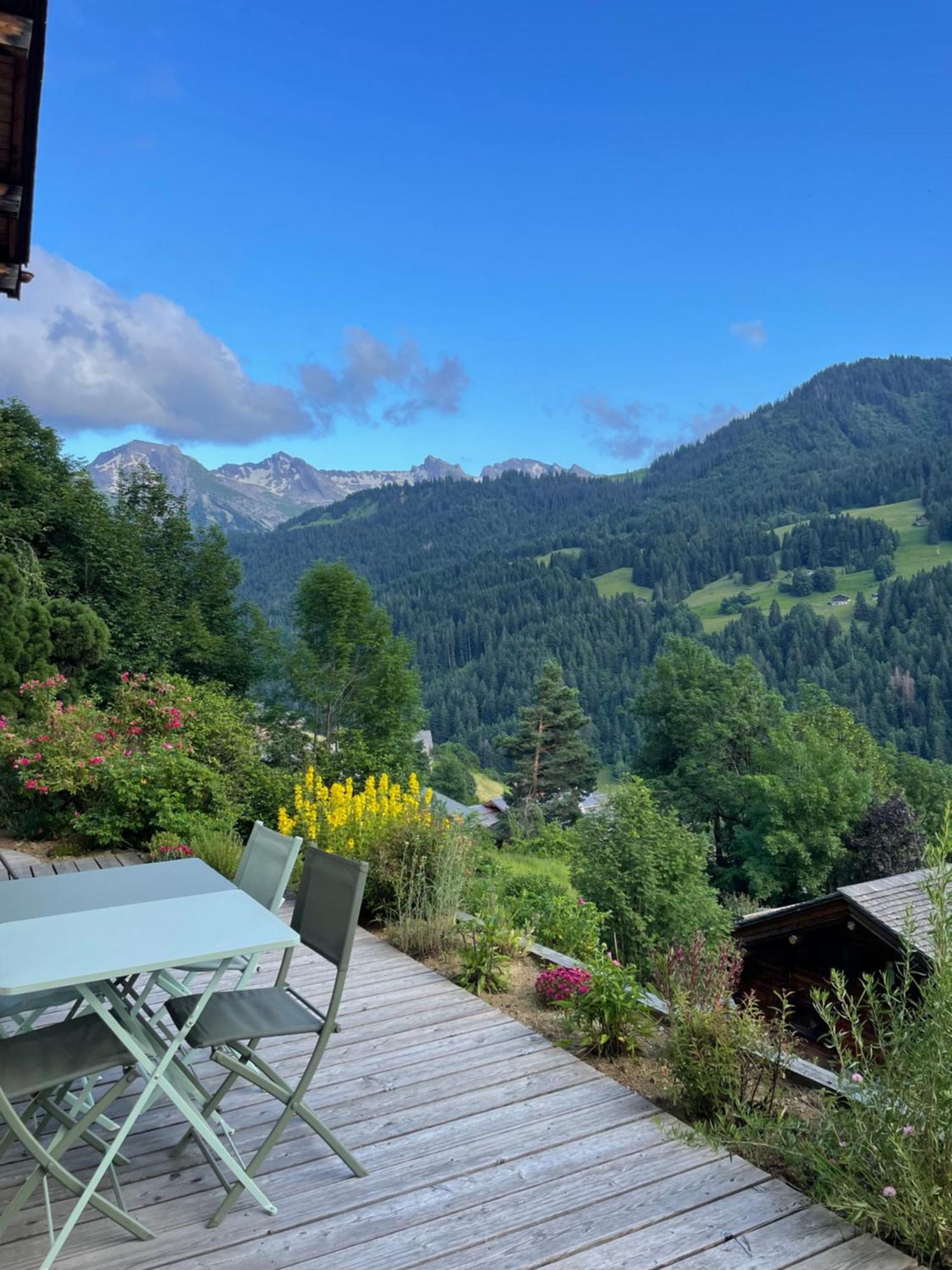 La Marmotte Qui Papote Apartamento Le Grand-Bornand Exterior foto